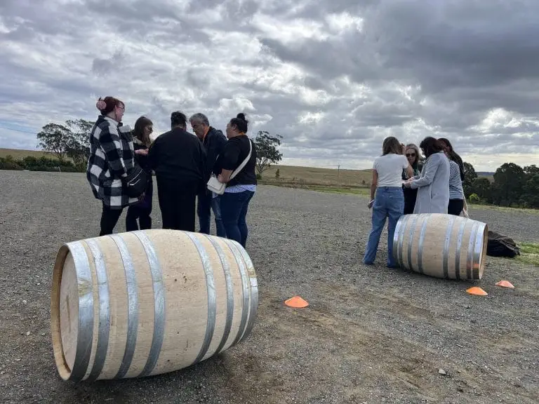 Team bonding Hunter Valley activity hosted by leading team building company