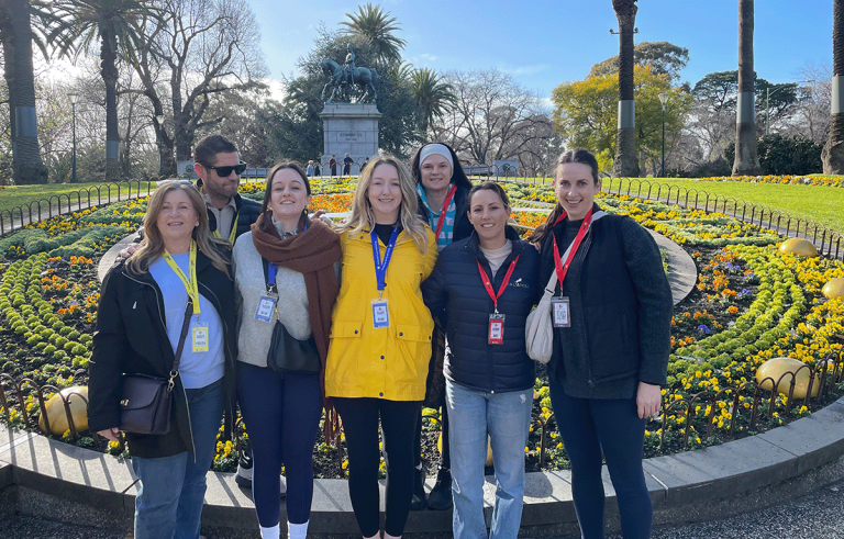 teams having fun during their Corporate Amazing Race