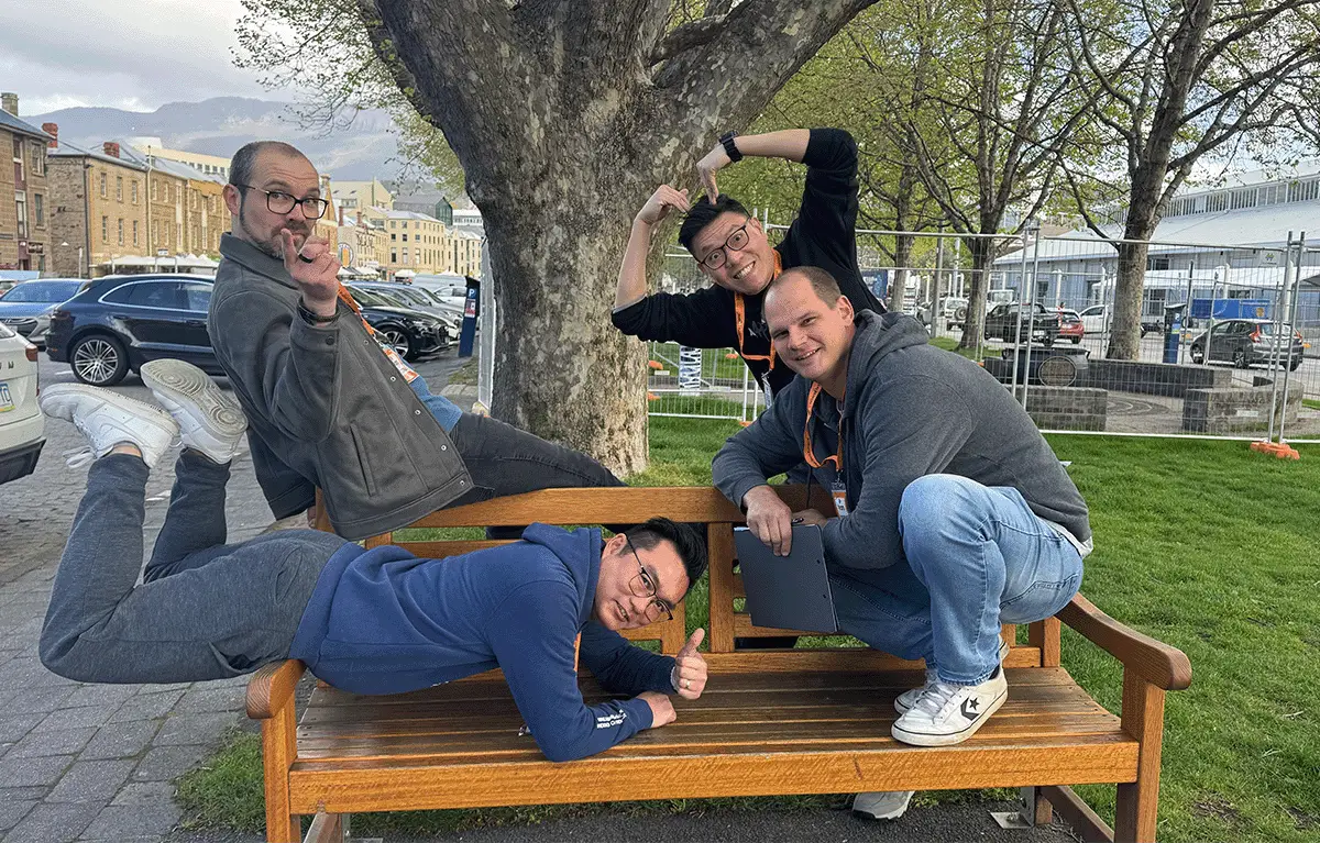 Hobart team building event showcasing teamwork and fun in the city centre