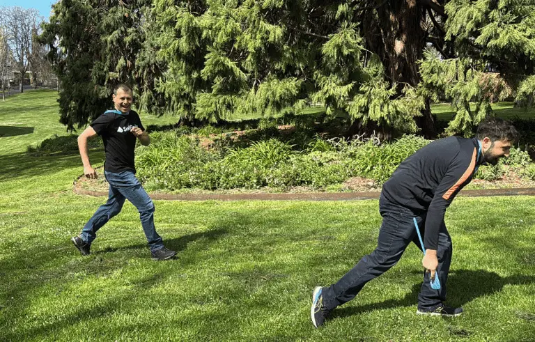 Hobart team building event showcasing teamwork and fun in the city centre