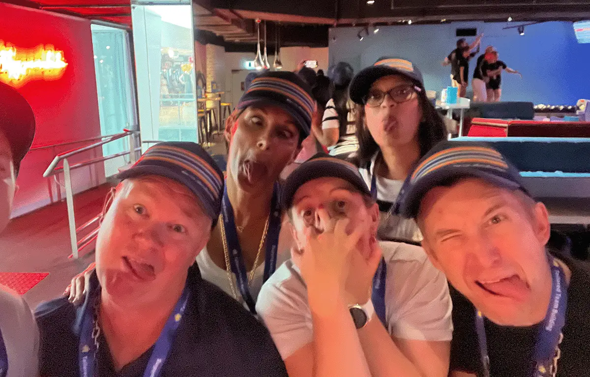 Teams having fun during an adventure amazing race in Brisbane