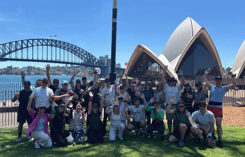 Corporate amazing race around Sydney CBD