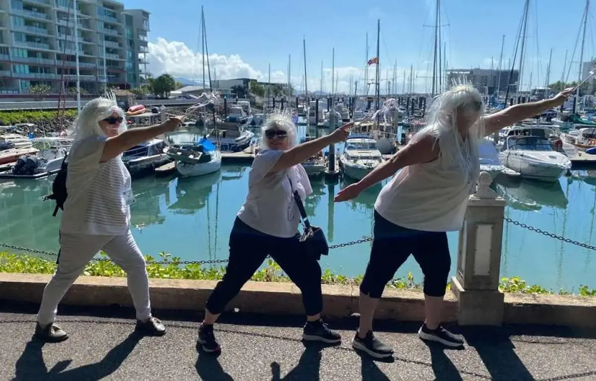 Corporate team bonding activity featuring interactive Amazing Race challenges