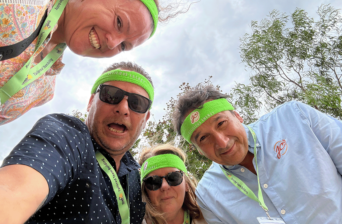 Outdoor Melbourne team building activity with teams racing between checkpoints