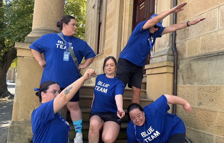 Corporate team building Hobart amazing race along the Hobart waterfront