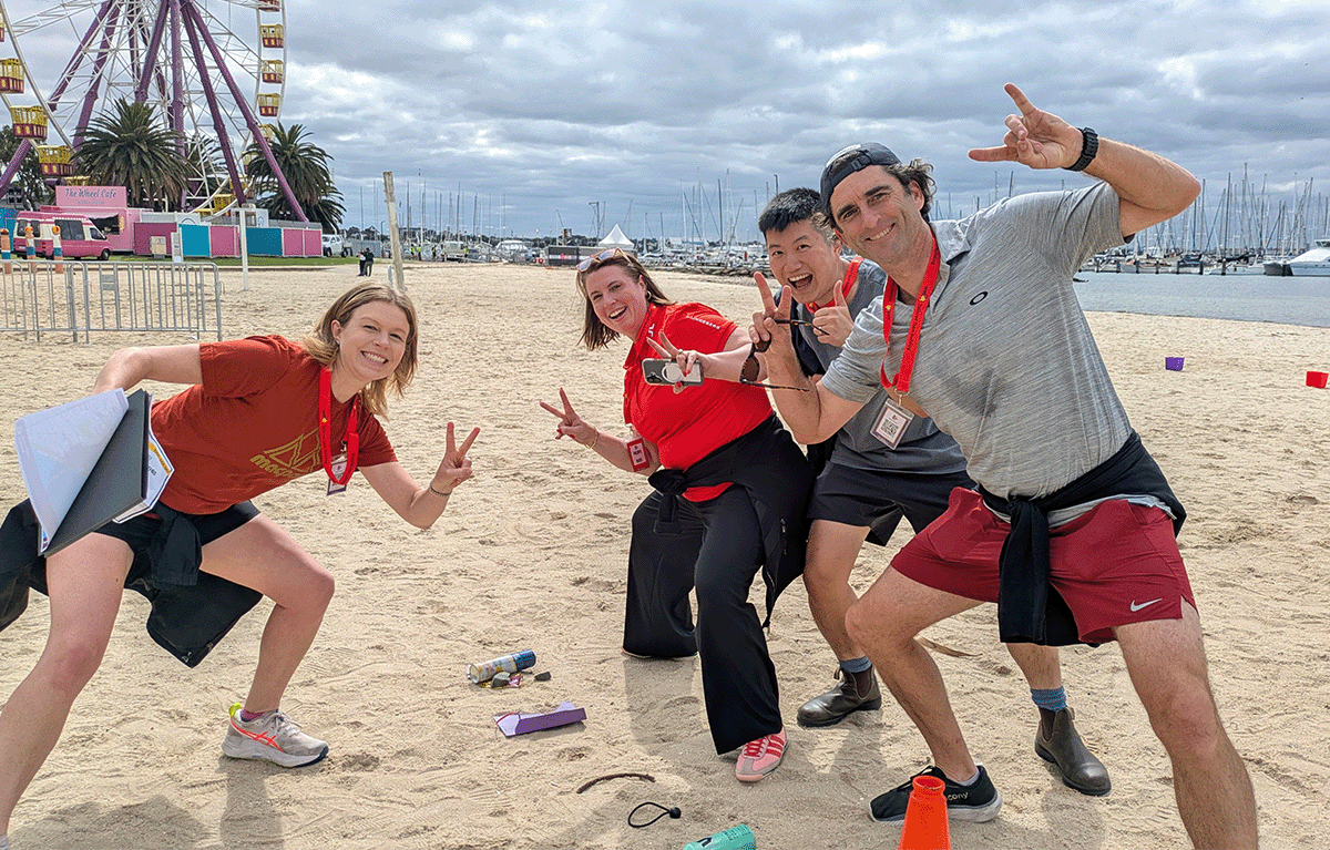 Outdoor team building activity Geelong Amazing Race on the waterfront