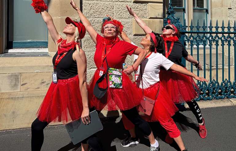 Corporate team building Hobart amazing race along the Hobart waterfront