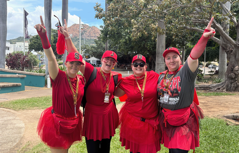 Corporate team building Townsville amazing race along The Strand waterfront