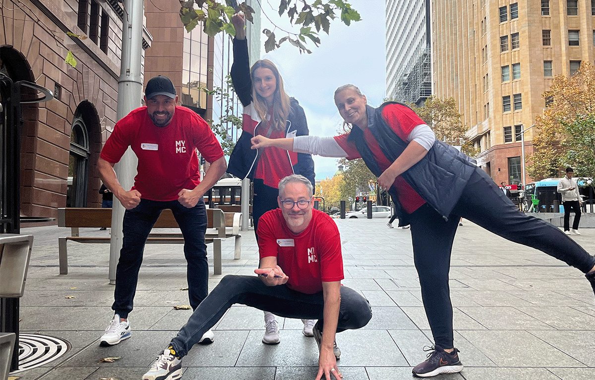 Teams racing through Sydney streets during high-energy Amazing Race event