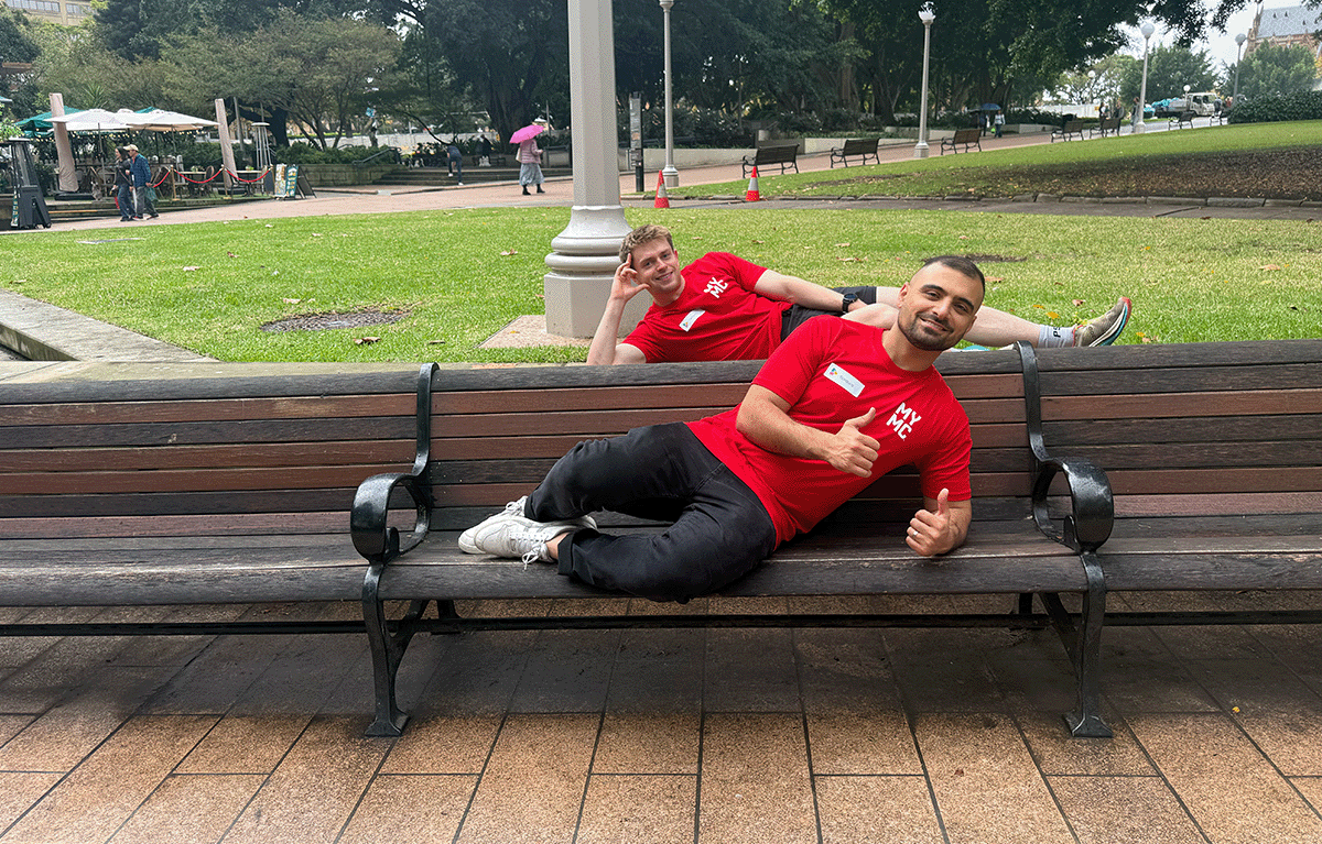 Teams racing through Sydney streets during high-energy Amazing Race event