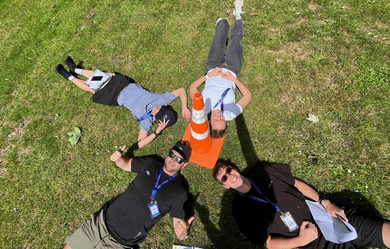 Team building Martinborough activity with small teams exploring the town