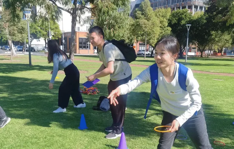 Corporate team building Dunedin event with teams navigating the city