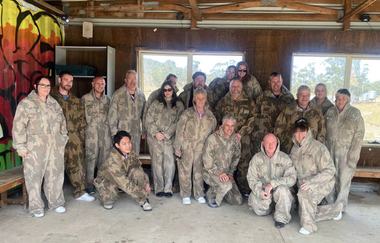 Adventure team building event