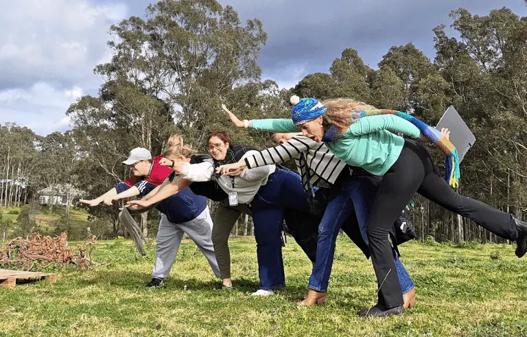 Teams having fun during an Amazing Race
