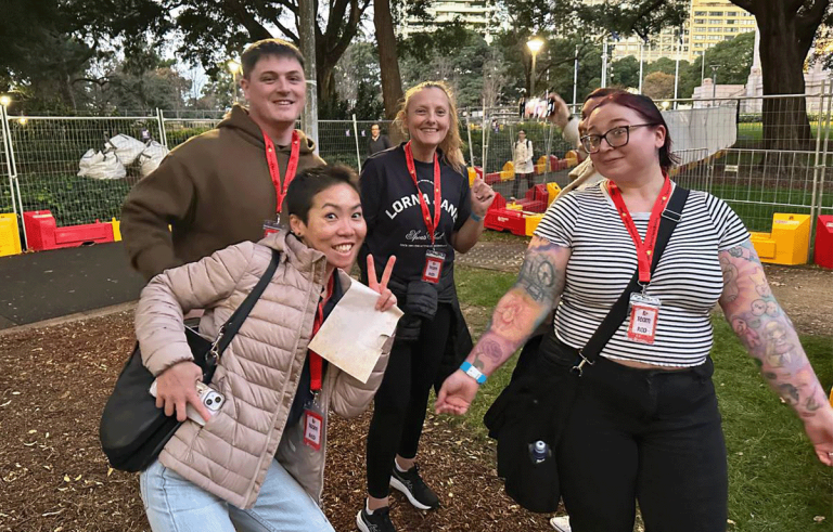 Teams having fun & laughing during a Corporate Amazing Race